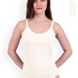 inner element Pack Of 4 Pure Cotton Camisoles-image-11