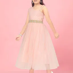 BAESD Net Fit & Flare Maxi Dress-11