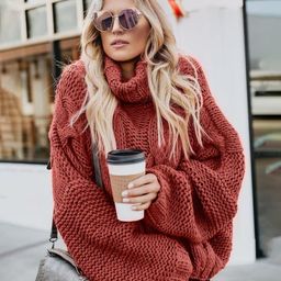 StyleCast Women Turtle Neck Cable Knit Pullover-image-82