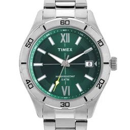 Timex Men Dial & Stainless Steel Bracelet Style Straps Analogue Watch TWEG295SMU04-97