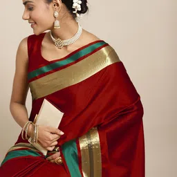 Mitera Silk Cotton Designer Saree-image-18