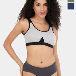 Trylo Touchie Pack Of 3 Women Full Hip Coverage Hipster High Waist Covered Elastic Briefs-picture-18