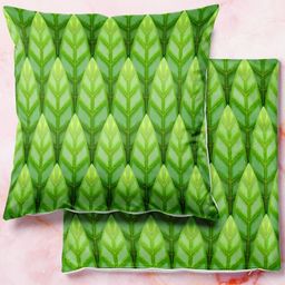 ArtzFolio Multicoloured Set of 2 Velvet Square Cushion Covers-image-90