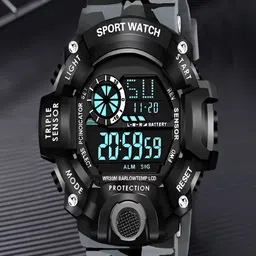Hala Men Solid Round Tang Regular Digital Watch-G90-3 image 4