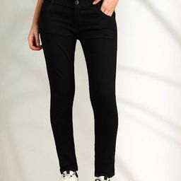 LINARIA Women Cotton Classic Mid-Rise Slim Fit Jeans-picture-22