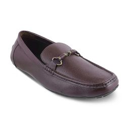 Tresmode Men Leather Driving Shoes-image-83