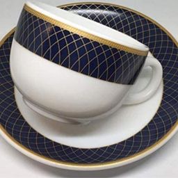 dulariya Pack of 12 Opalware opalware laopala regent blue cup and sauce set 140 ml-picture-12