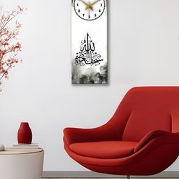 OLIVE TREE White & Black Ethnic Motifs Printed Traditional Wooden Analogue Wall Clock-picture-25