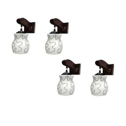Somil Premium Designer Glass Wall / Night Lamp Elegant & Stylish Dcor Accent for Modern Interiors, Color- Black, White, Size:- 22.5 X 27.5 X 27 CM-image-94