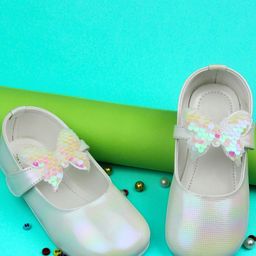 NESKA MODA Girls Ballerinas with Bows Flats-picture-9