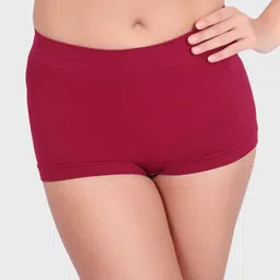 Luella Full Coverage Mide Rise Wide Band Elastic Waist Boyshorts-54