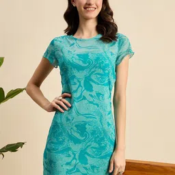 Mast & Harbour Floral Print Bodycon Dress-picture-46