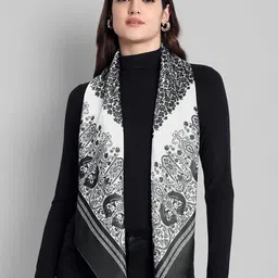 Sarisp Women Printed Satin Scarf-47