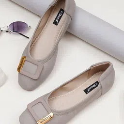 Sherrif Shoes Women Embellished Mules Flats with Buckles-image-19