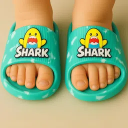 ONFEET Kids Sea Green Flip Flops-picture-2