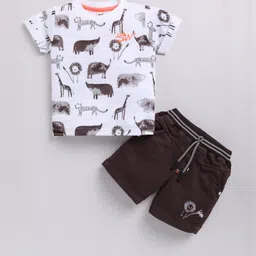 UNO KIDS Boys Brown Clothing Set-image-12