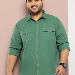 Sztori Men Plus Size Pure Cotton Casual Shirt-image-40