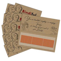 Comet Busters Bindiful Set Of 10 Traditional Bindis - Orange-29