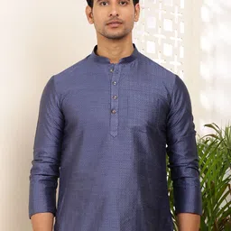 MULTI SHADES Men Mandarin Collar Kurta-image-40