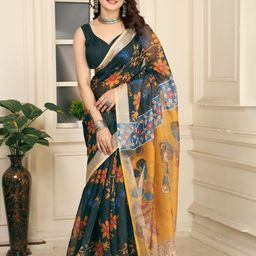 Suha Floral Pure Cotton Saree-picture-26