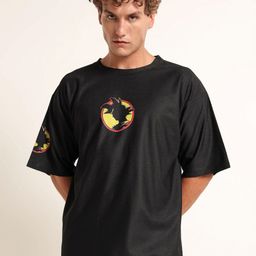 THE BEETEL HOUSE Men Printed Drop-Shoulder Sleeves Applique T-shirt-picture-26