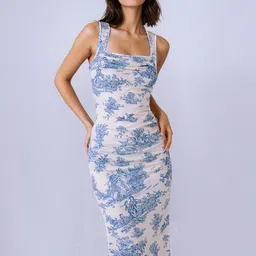 StyleCast x Revolte Women Floral Print Sheath Midi Dress-picture-17