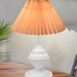 Homesake Beige Metal Industrial Frusturical Shaped Table Lamp-image-51