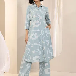 Libas Women Printed Regular Kurta with Palazzos-image-65