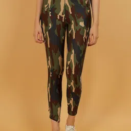 N-Gal Women Printed Slim-Fit Ankle-Length Gym Tights-26