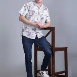 Antiloop Men Opaque Printed Casual Shirt-image-51