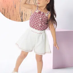 Peppermint Girls Top with Shorts-image-97