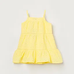 Juniors by Lifestyle Embroidered A-Line Dress-50