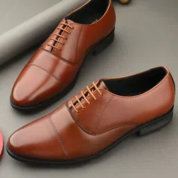 DESIDERIO Men Leather Oxfords-image-30