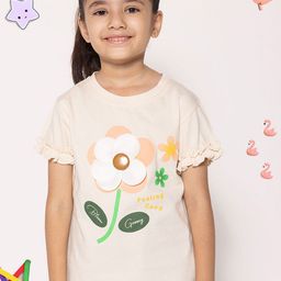PAMPOLINA Girls Floral Printed Top-image-24