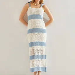 BIANCO LUCCI Women Shoulder Straps Maxi Dress-image-69