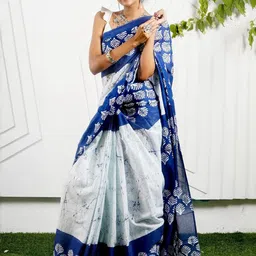 Dastkar Pure Cotton Block Print Saree-picture-49
