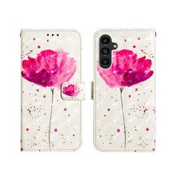 PEEPERLY Floral Printed Samsung Galaxy S24 5G Flip Case Mobile Accessories-image-45