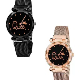 Miss Perfect Women Pack of 2 Round Dial Analogue Watches TrM91-picture-40