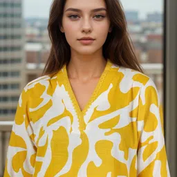 BAESD Women Printed Regular Kurta with Palazzos image 2