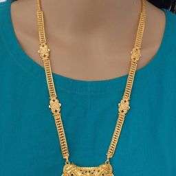 Ramdev Art Fashion Jwellery Brass Gold Plated Mangalsutra-image-37