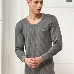 INFERNO Pack Of 2 Striped Cotton Round Neck Full Sleeve Thermal Top-image-54