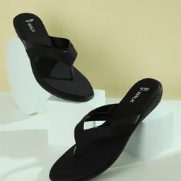 V-WALK Women Slip-On Open Toe Flats-picture-43