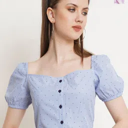 IX IMPRESSION Women Pack of 2 Floral Print Blouson Crop Top-image-94