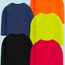 KUCHIPOO Set Of 5 Boys Printed T-shirt-picture-17