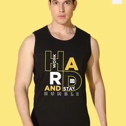 WOOSTRO Pack Of 2 Printed Combed Cotton Gym Vests VWS26(MORE WHITE)(HARD BLACK)-picture-5