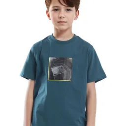 RARE ONES Boys Printed Round Neck T-shirt-image-67