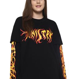 ministry Women Typography Printed Pockets T-shirt-image-19