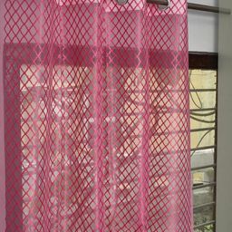 IVAZA Set of 2 Polyester Sheer Long Door Curtain-image-48