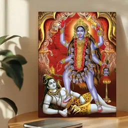 Art Street Red & Yellow 1 Piece Canvas Religious Wall Paintings-image-50