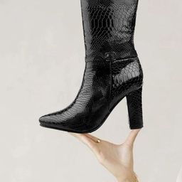 Bxxy Women PU High-Top Block Chelsea Boots-image-91